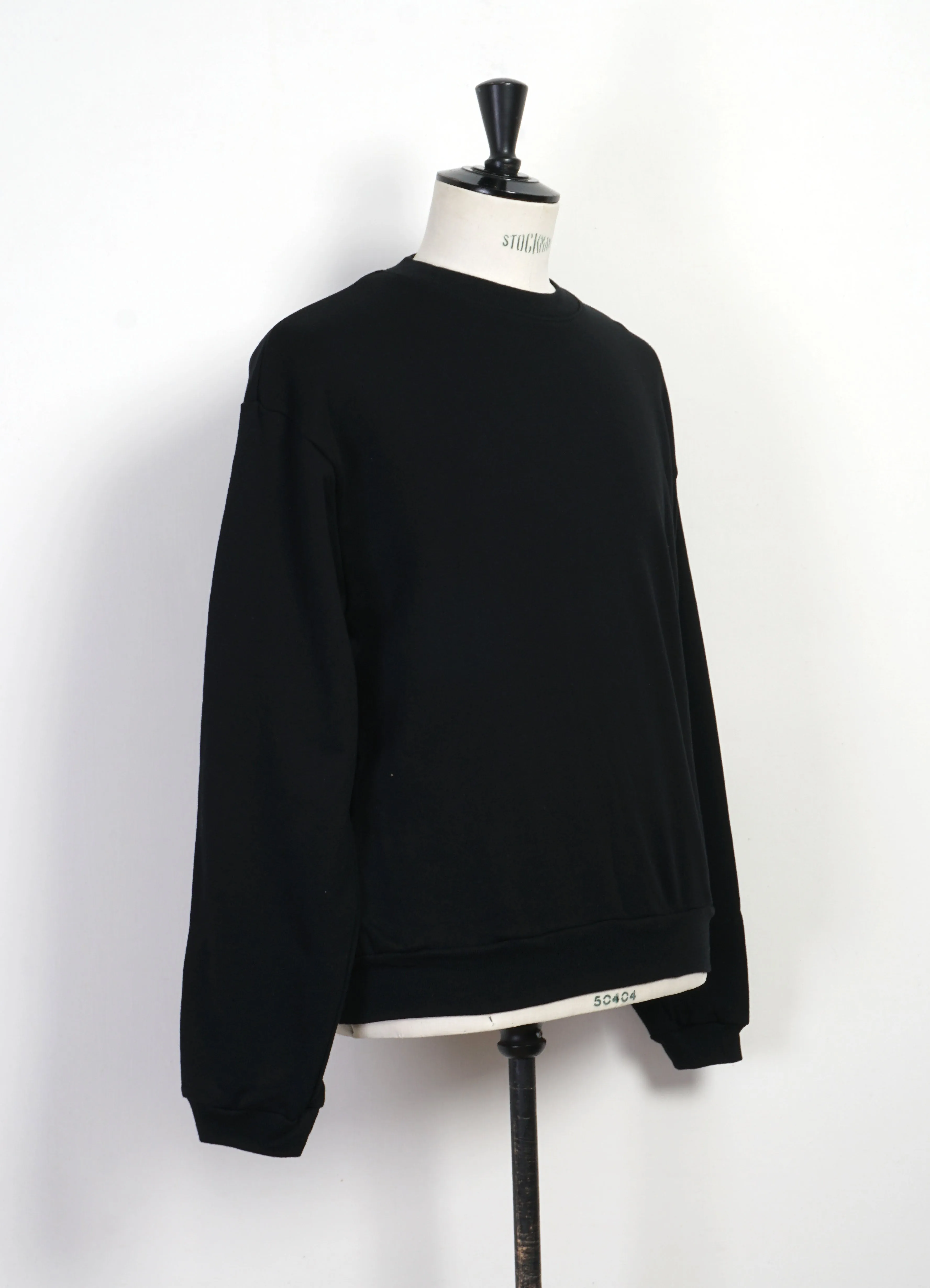 ECO SWT | Rainbowy Crewneck Sweater | Black