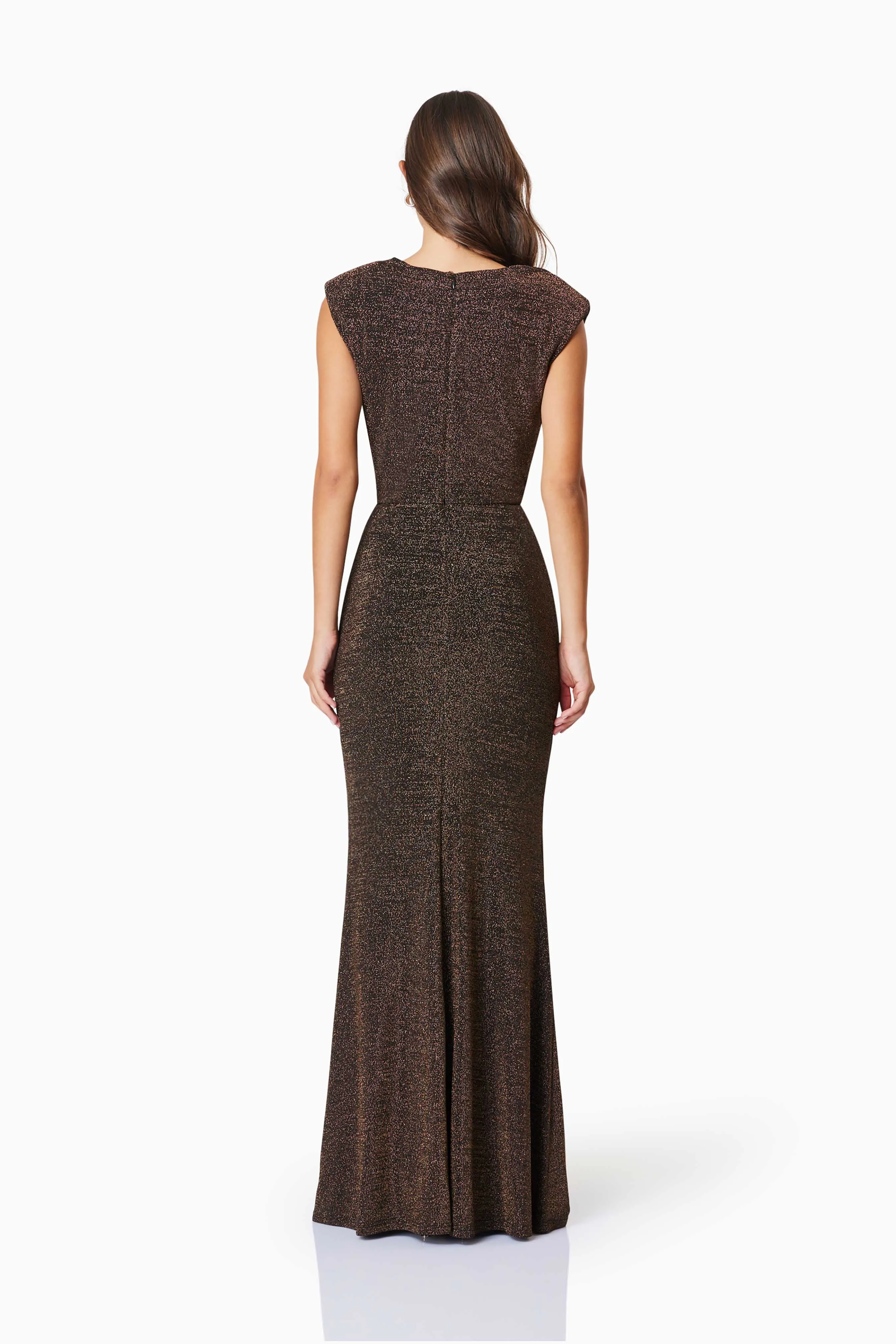 Elliatt Nalani Maxi Dress - Black/Gold