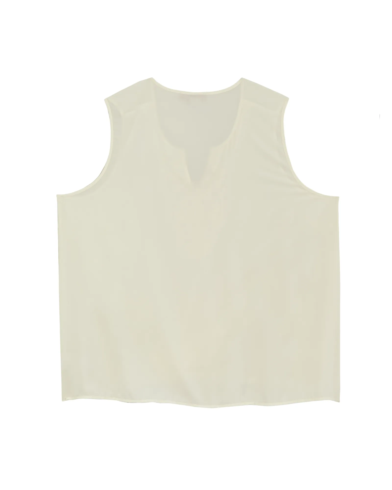 Emilia Embroidered Sleeveless Blouse | Ivory