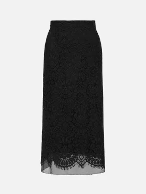 EP YAYING Lace Straight Skirt