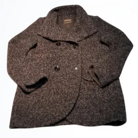 Etam Paris Wool Blend Double Breasted Pea Coat Size M