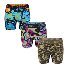 Explorer Bundle - Ladies Bamboo Boxer Shorts 3 Pack Bundle