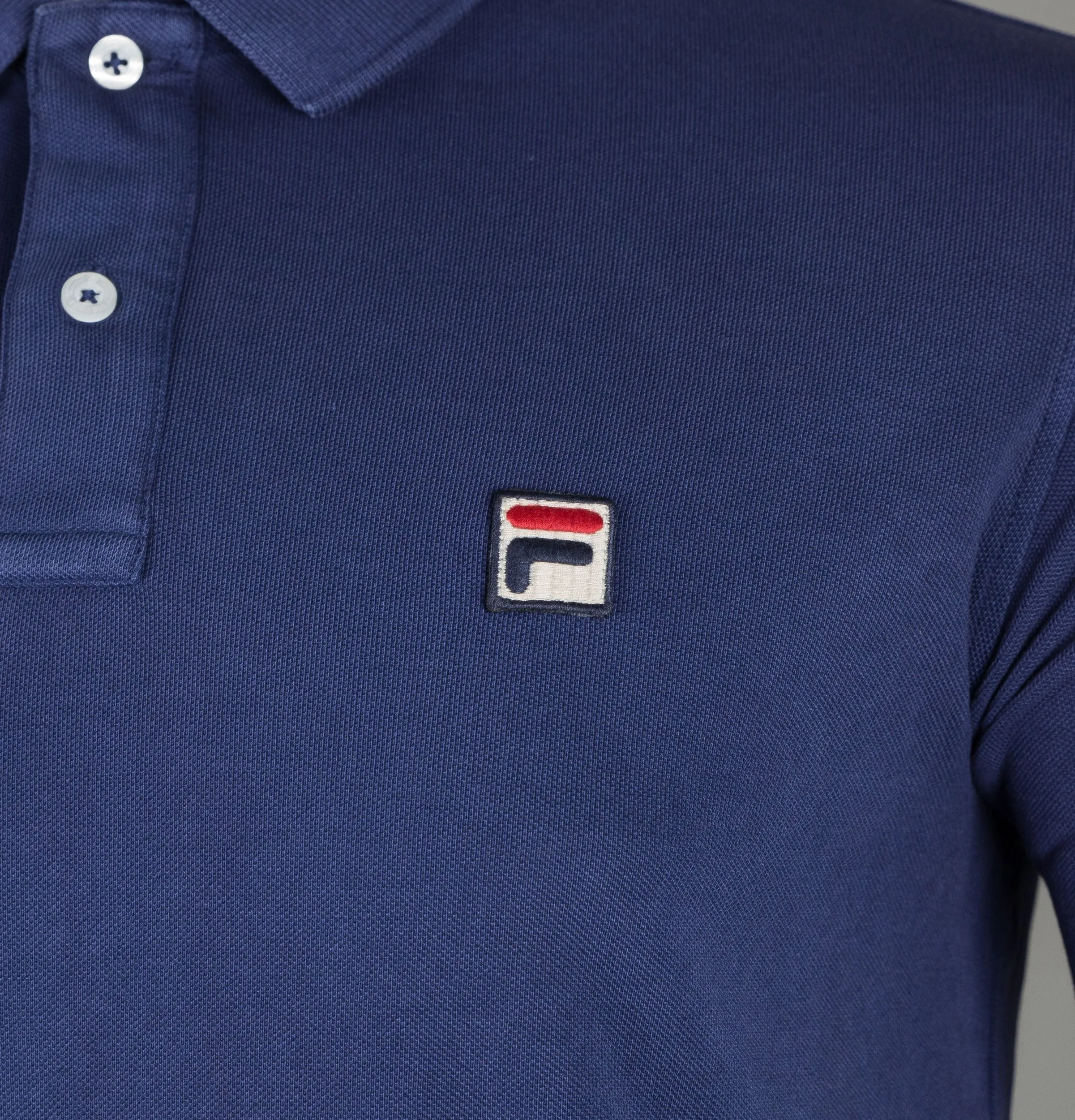 Fila Vintage Dante Polo Shirt Blue