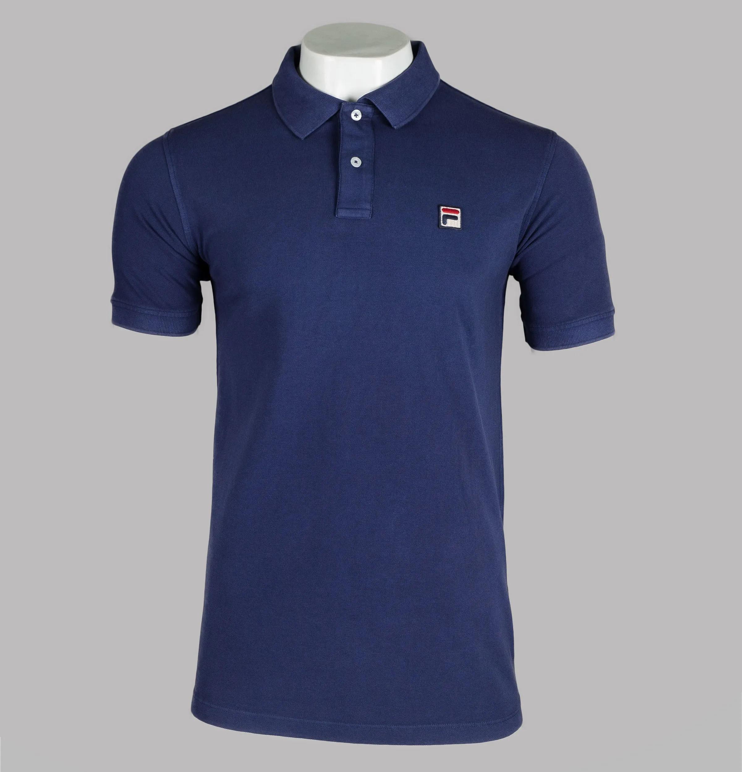 Fila Vintage Dante Polo Shirt Blue