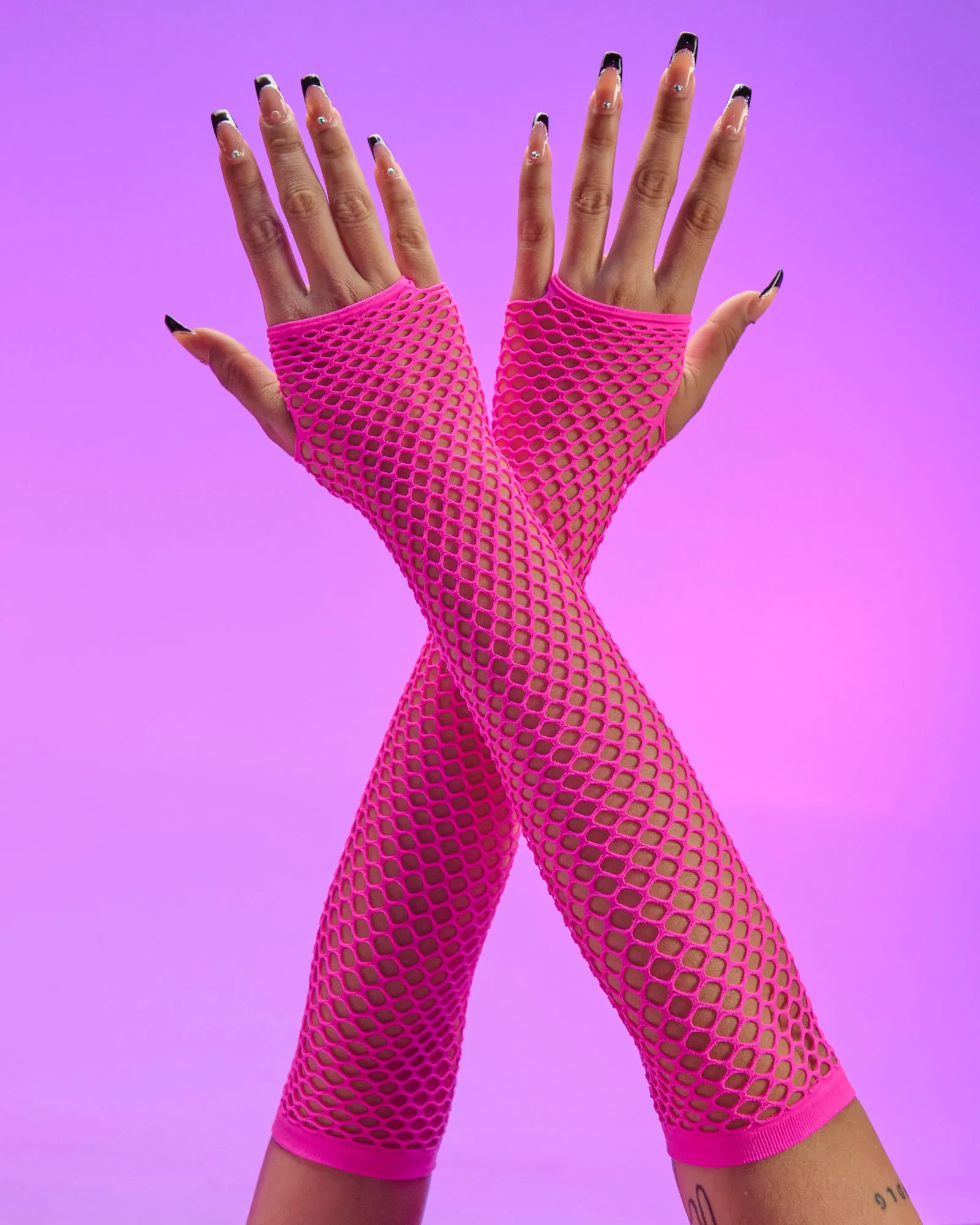 Fishnet Fingerless Gloves