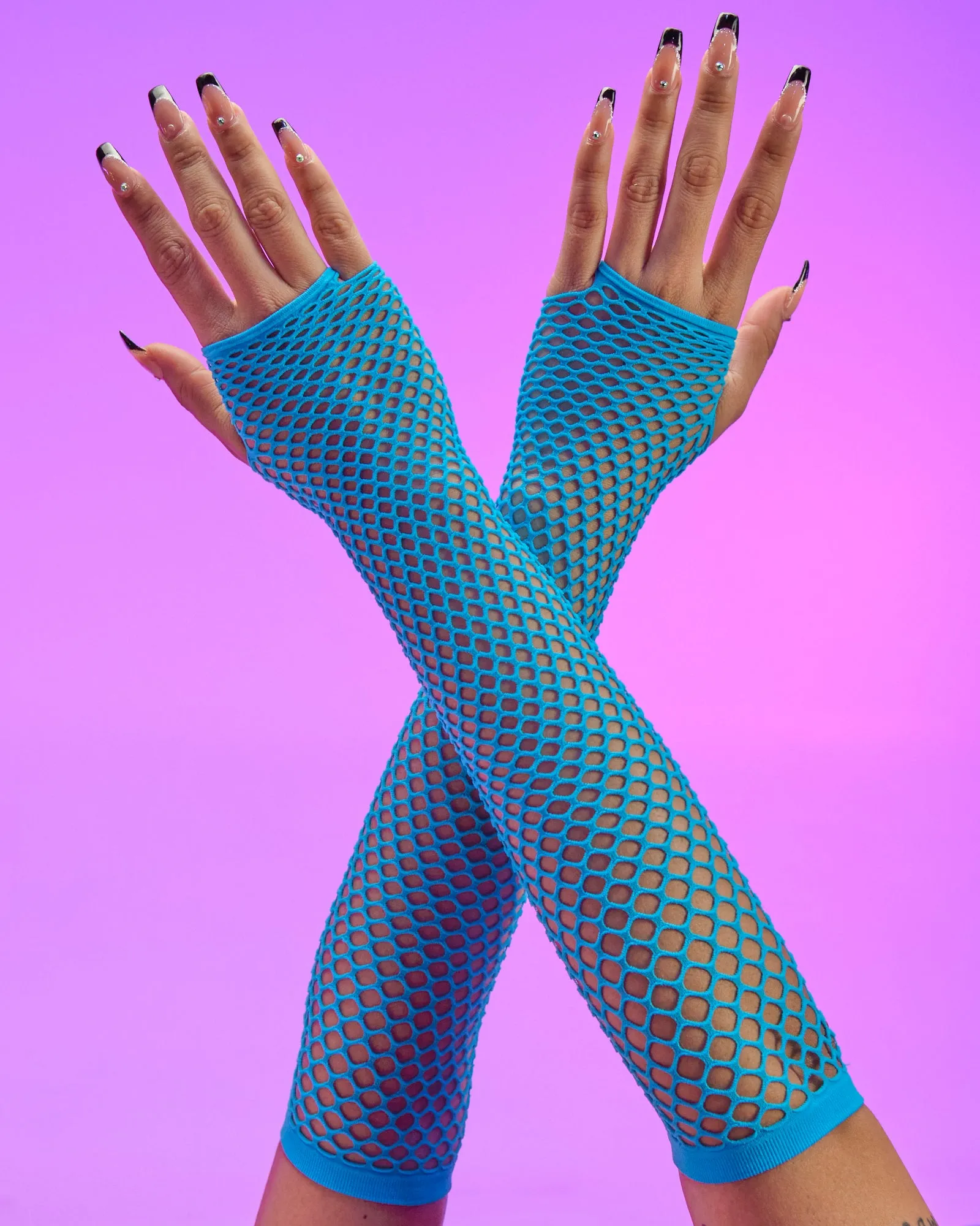 Fishnet Fingerless Gloves