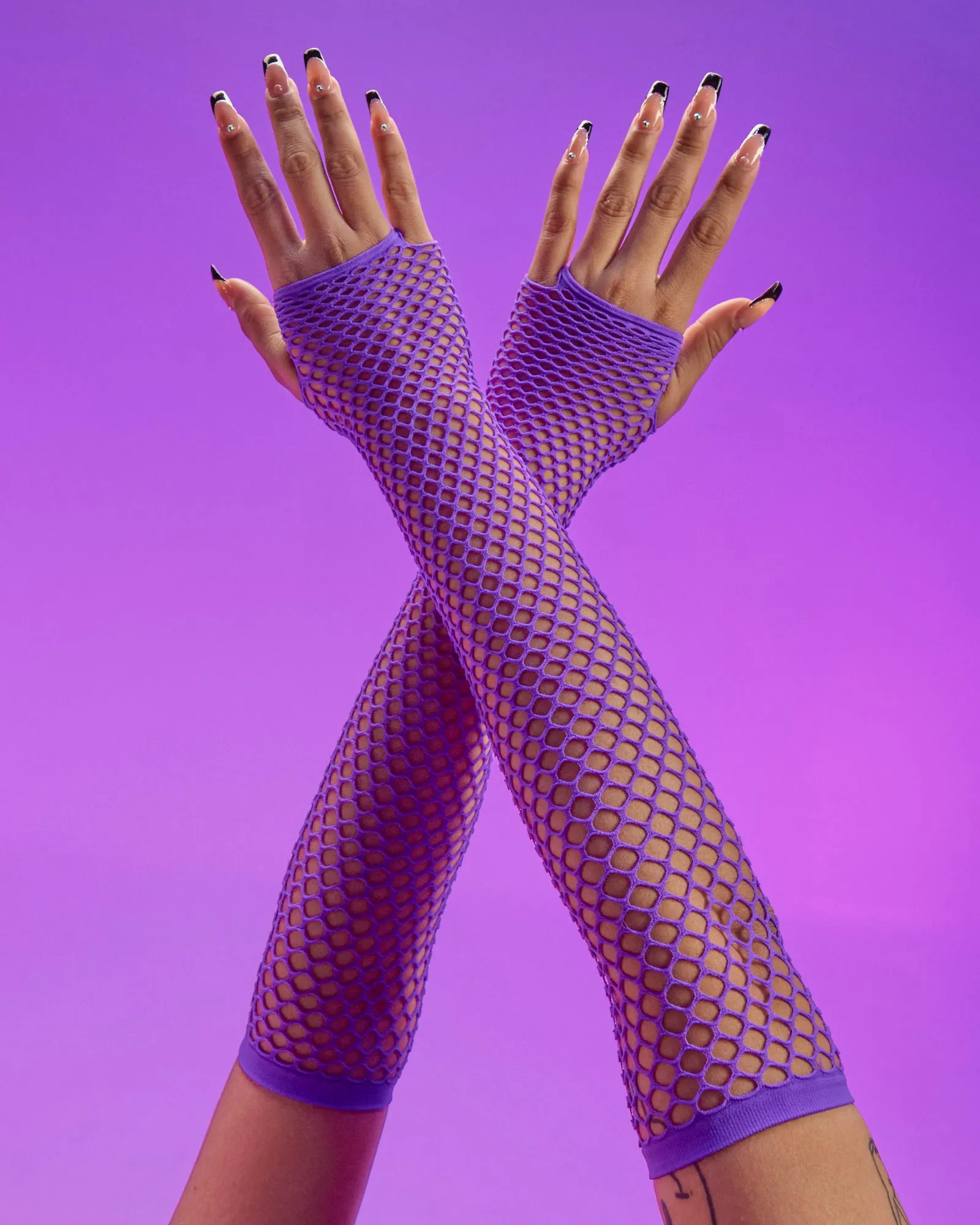 Fishnet Fingerless Gloves