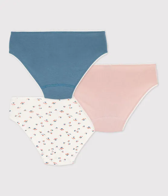 Floral Cotton and Elastane Underwear - 3-Pack