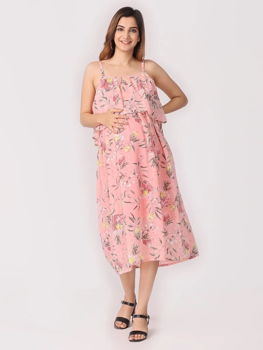 Flower McBlooms Maternity and Nursing Dress