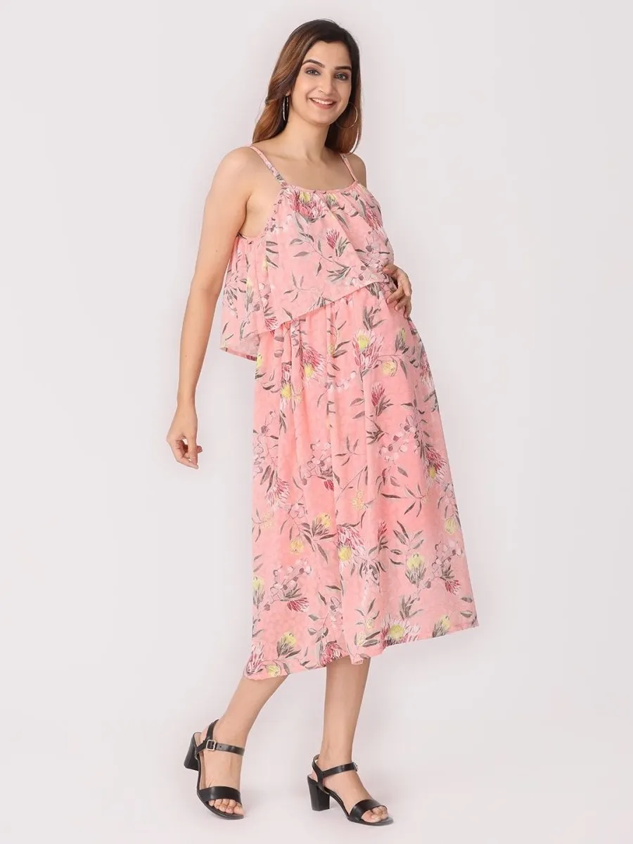 Flower McBlooms Maternity and Nursing Dress