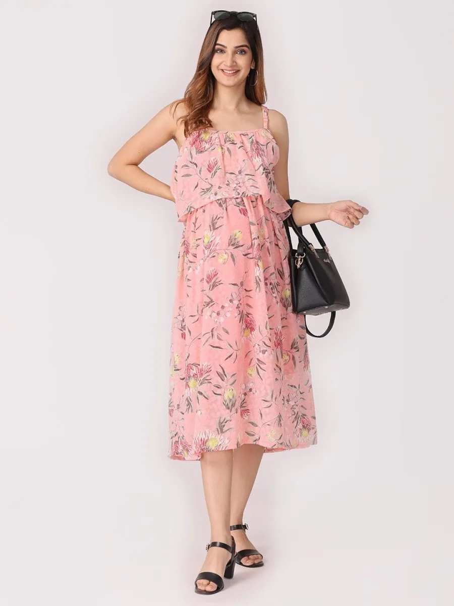 Flower McBlooms Maternity and Nursing Dress