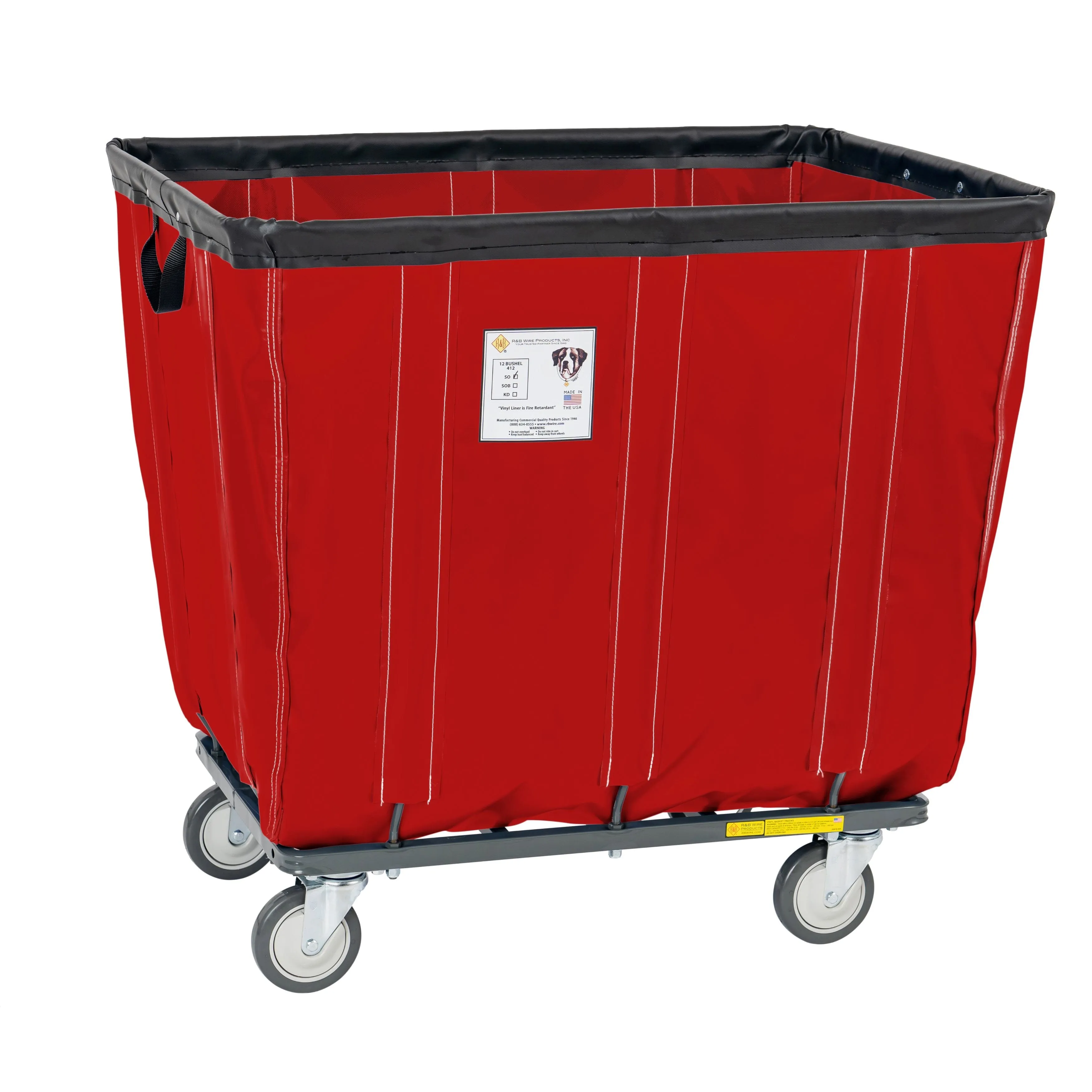 Fully Sewn Vinyl Basket Truck - 16 Bushel