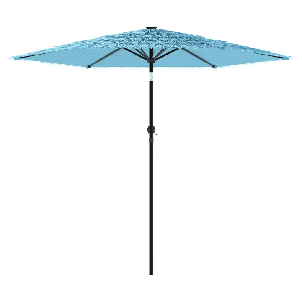 Garden Parasol with Steel Pole Blue 268x268x226 cm