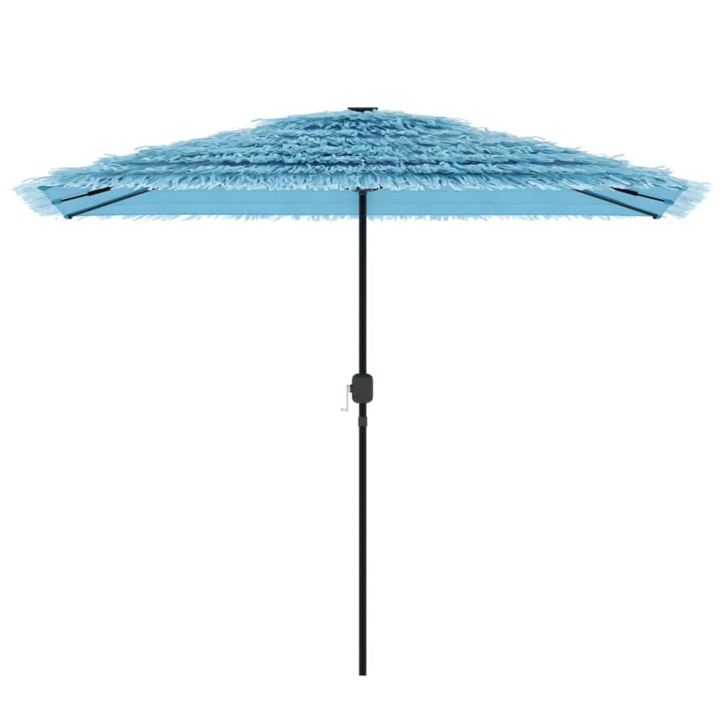 Garden Parasol with Steel Pole Blue 300x200x250 cm