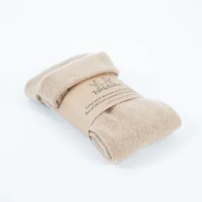 Gents Camel Cashmere Fingerless Gloves