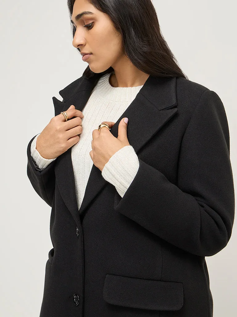 Gia Black Long Coat