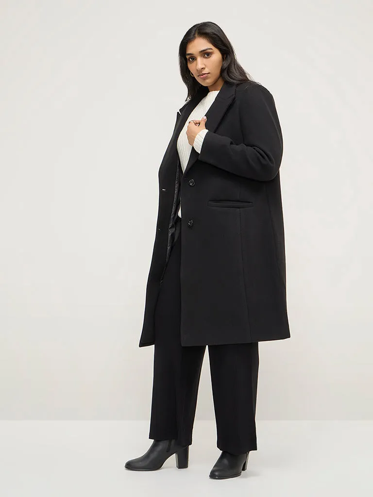 Gia Black Long Coat