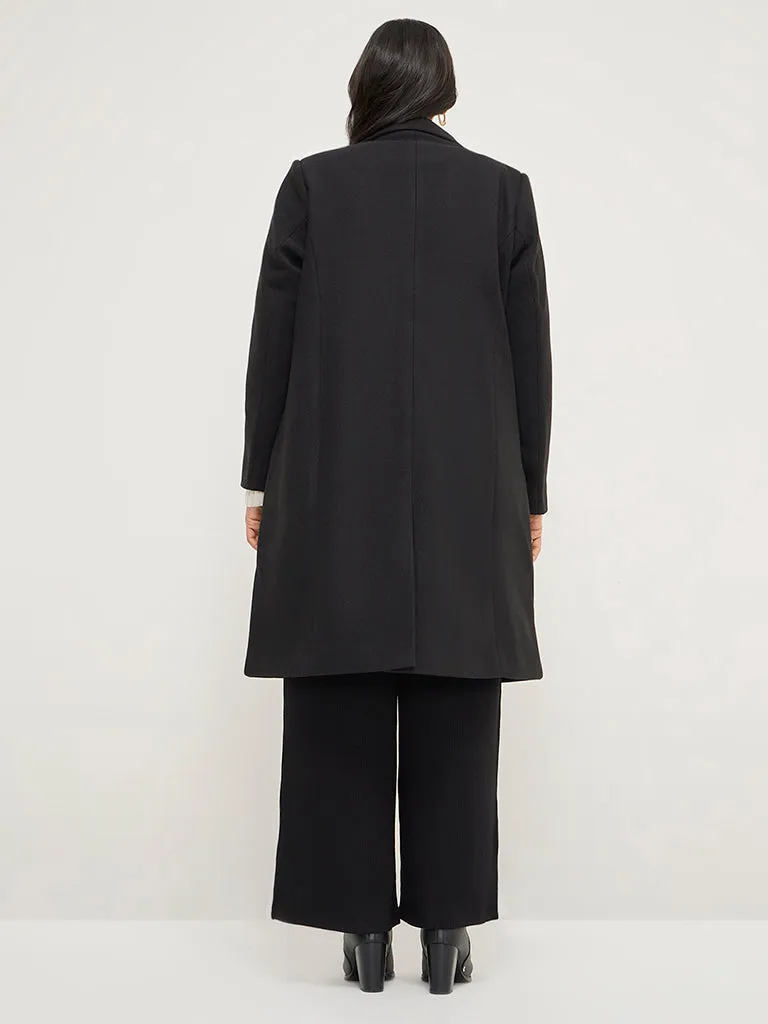 Gia Black Long Coat