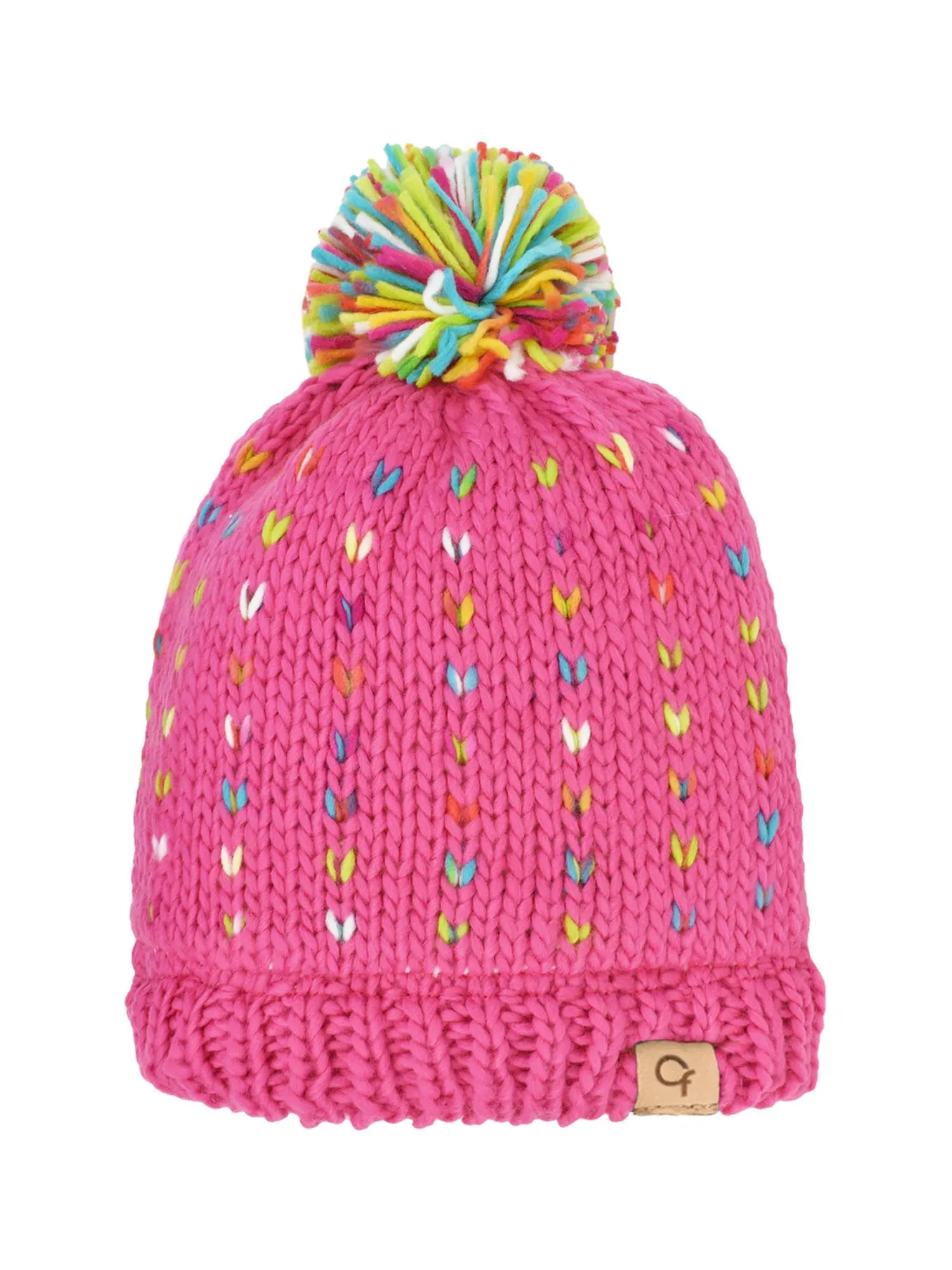 Girls Confetti Acrylic Knit Beanie - 96583