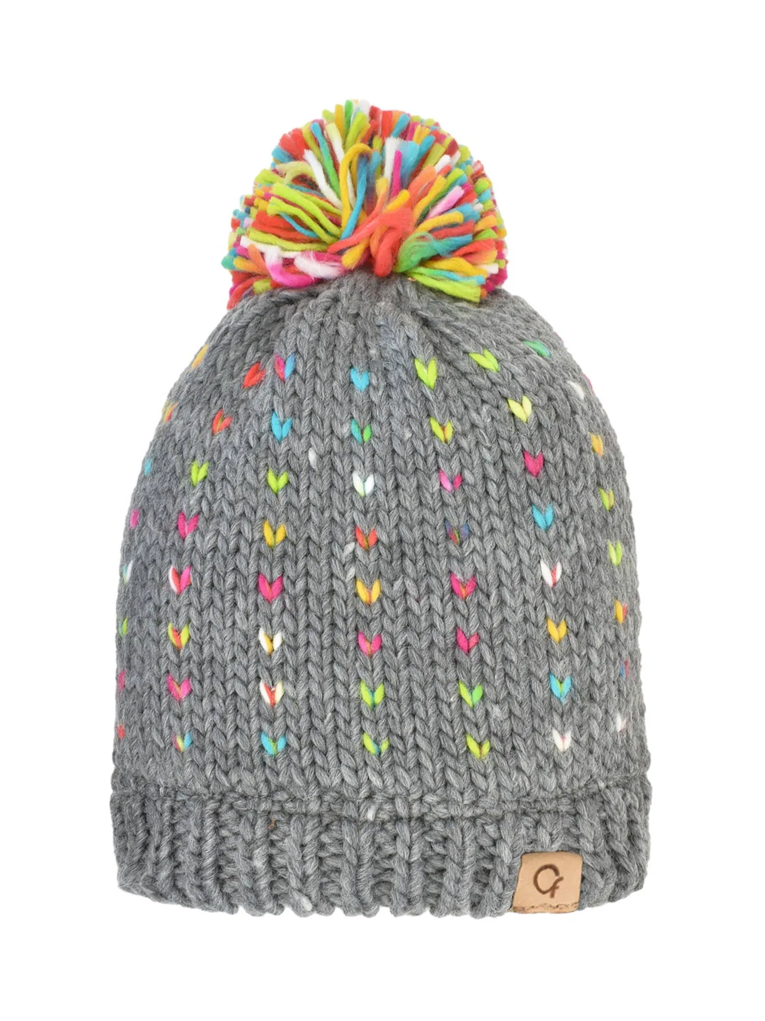 Girls Confetti Acrylic Knit Beanie - 96583