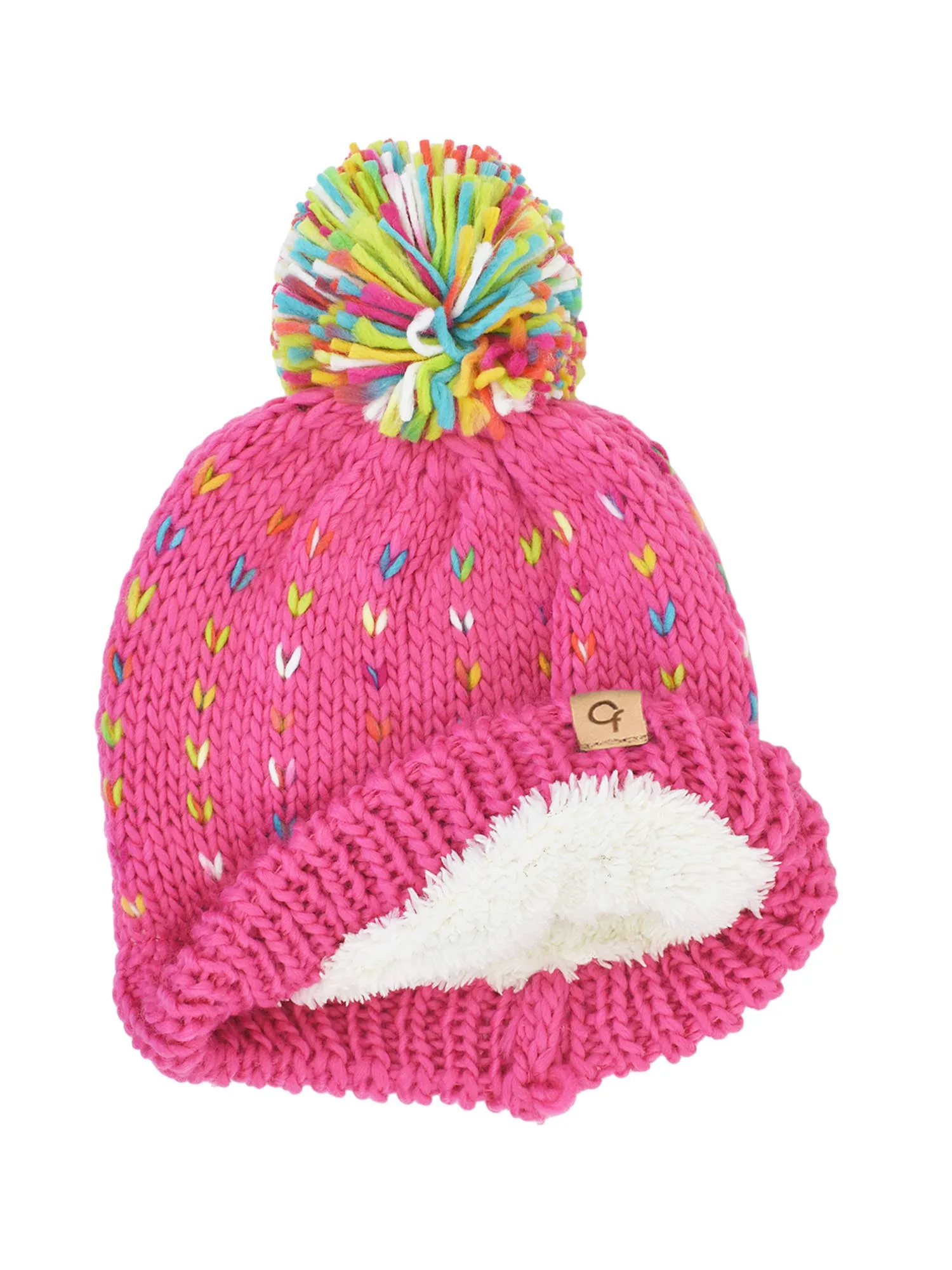 Girls Confetti Acrylic Knit Beanie - 96583