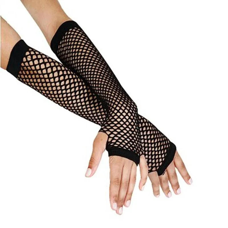 Gothic Fishnet Gloves