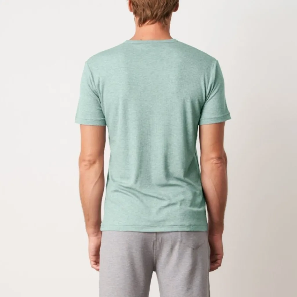 Green TENCEL™ Lyocell Round Neck Tee (Made in Japan)