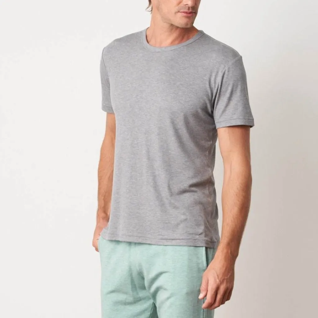 Green TENCEL™ Lyocell Round Neck Tee (Made in Japan)