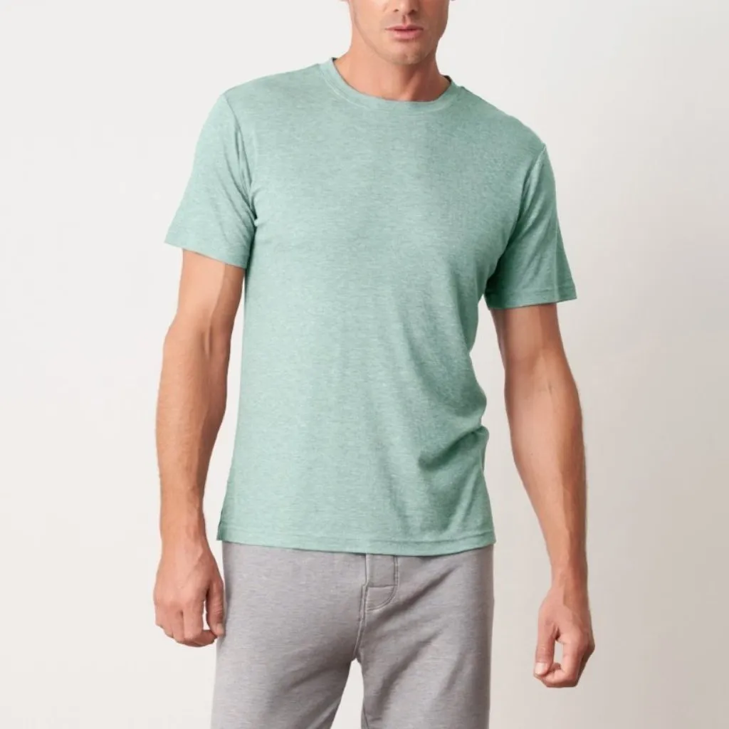 Green TENCEL™ Lyocell Round Neck Tee (Made in Japan)