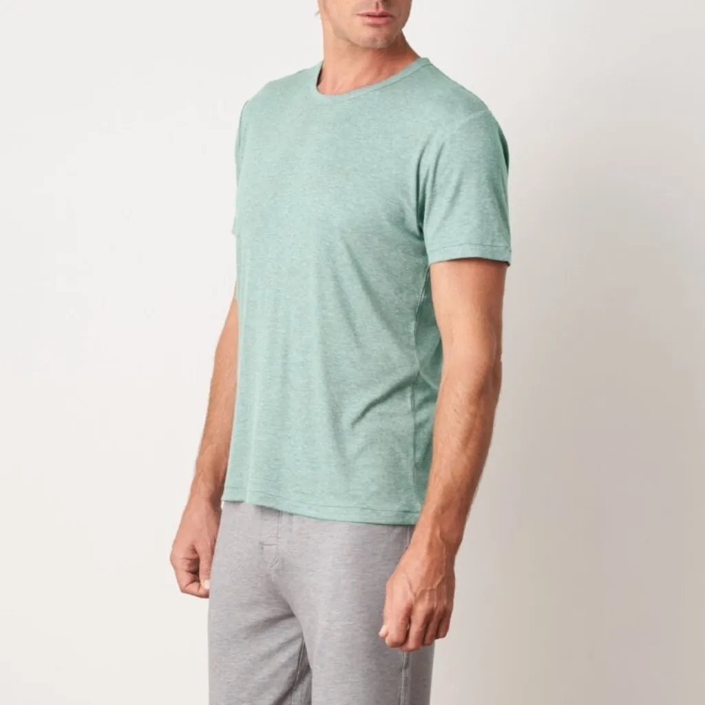 Green TENCEL™ Lyocell Round Neck Tee (Made in Japan)