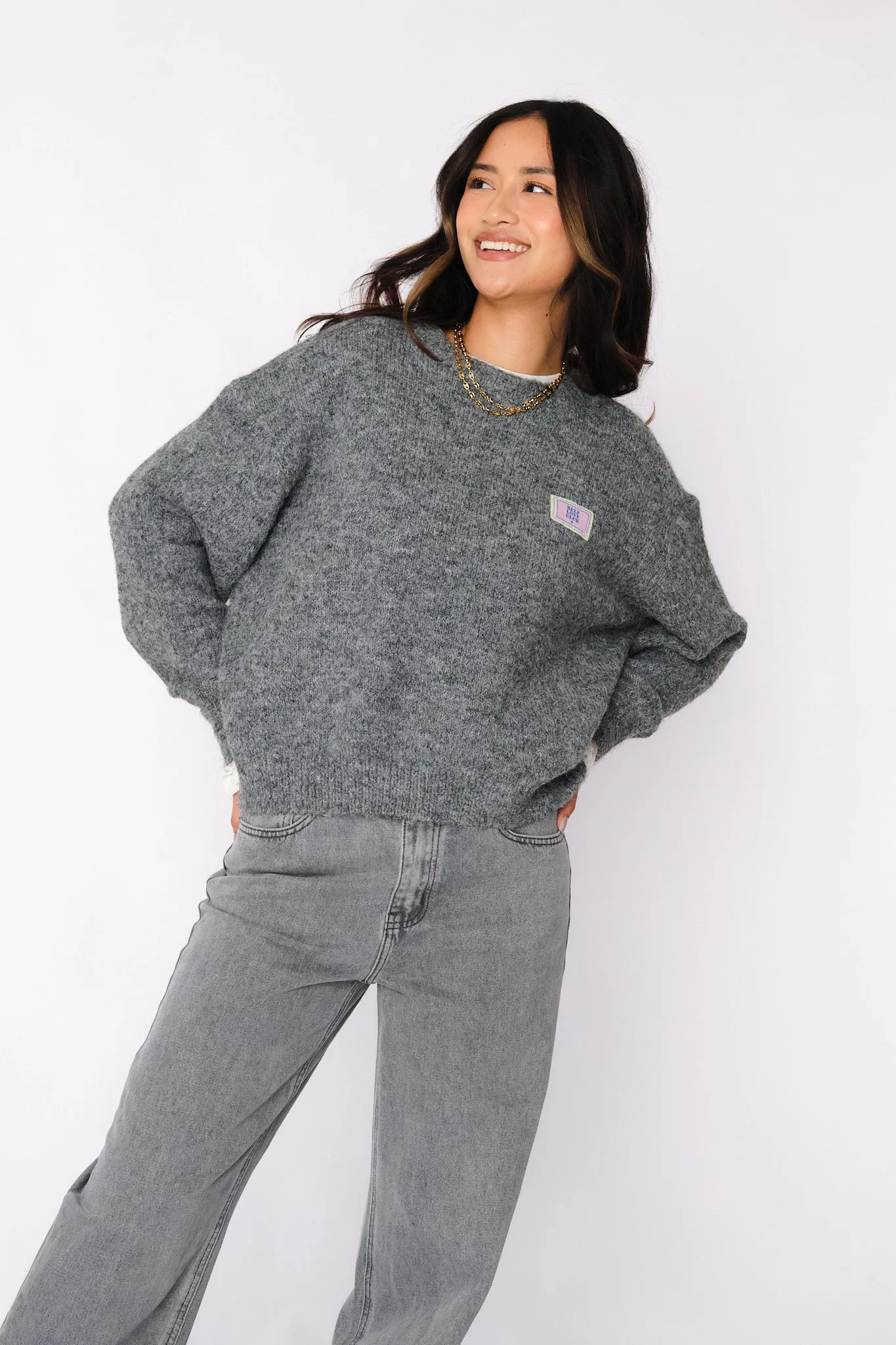 Grey Teri Sweater