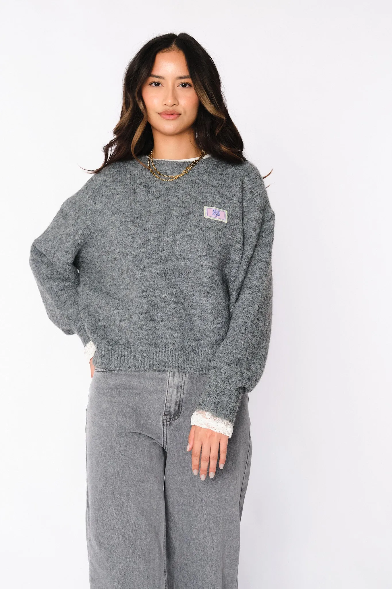 Grey Teri Sweater