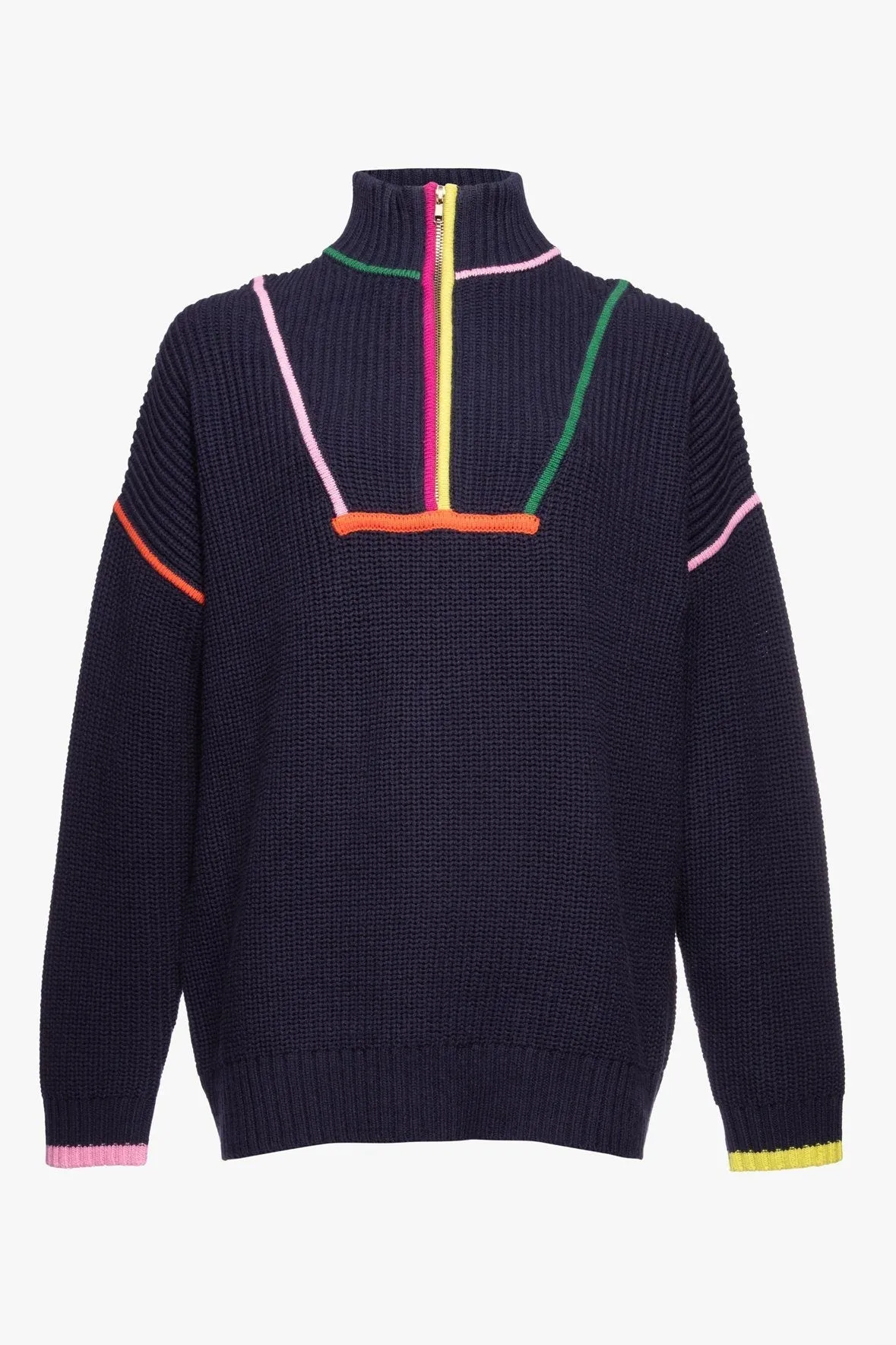 HAMPTON SWEATER | NAVY MULTI