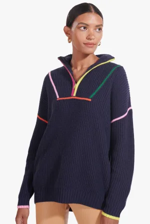 HAMPTON SWEATER | NAVY MULTI