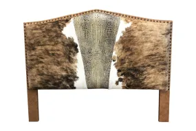 Handlebar H Cowhide Headboard