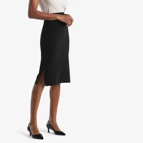 Harlem Skirt :: Black Viscose Knit