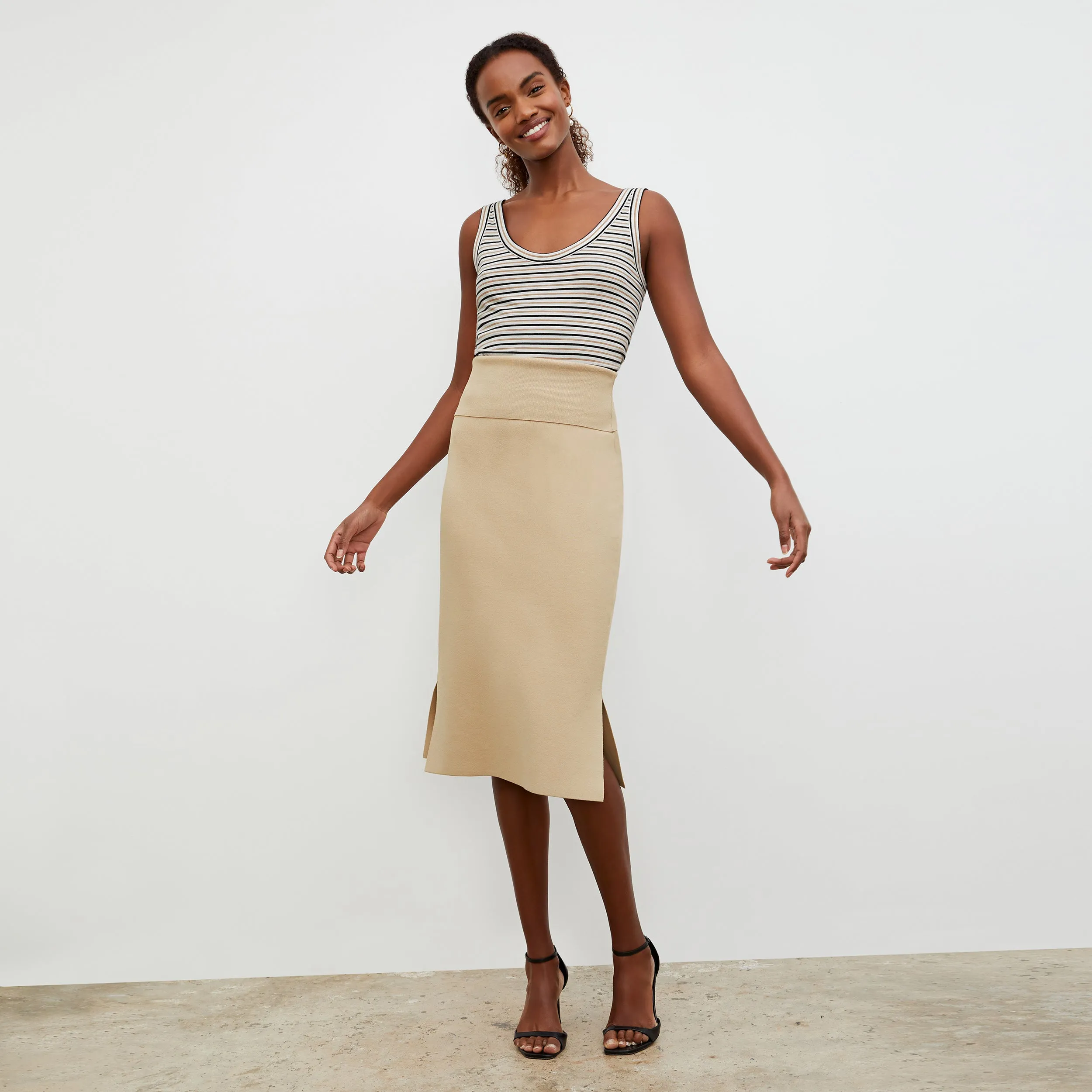 Harlem Skirt - Jardigan Knit :: Latte