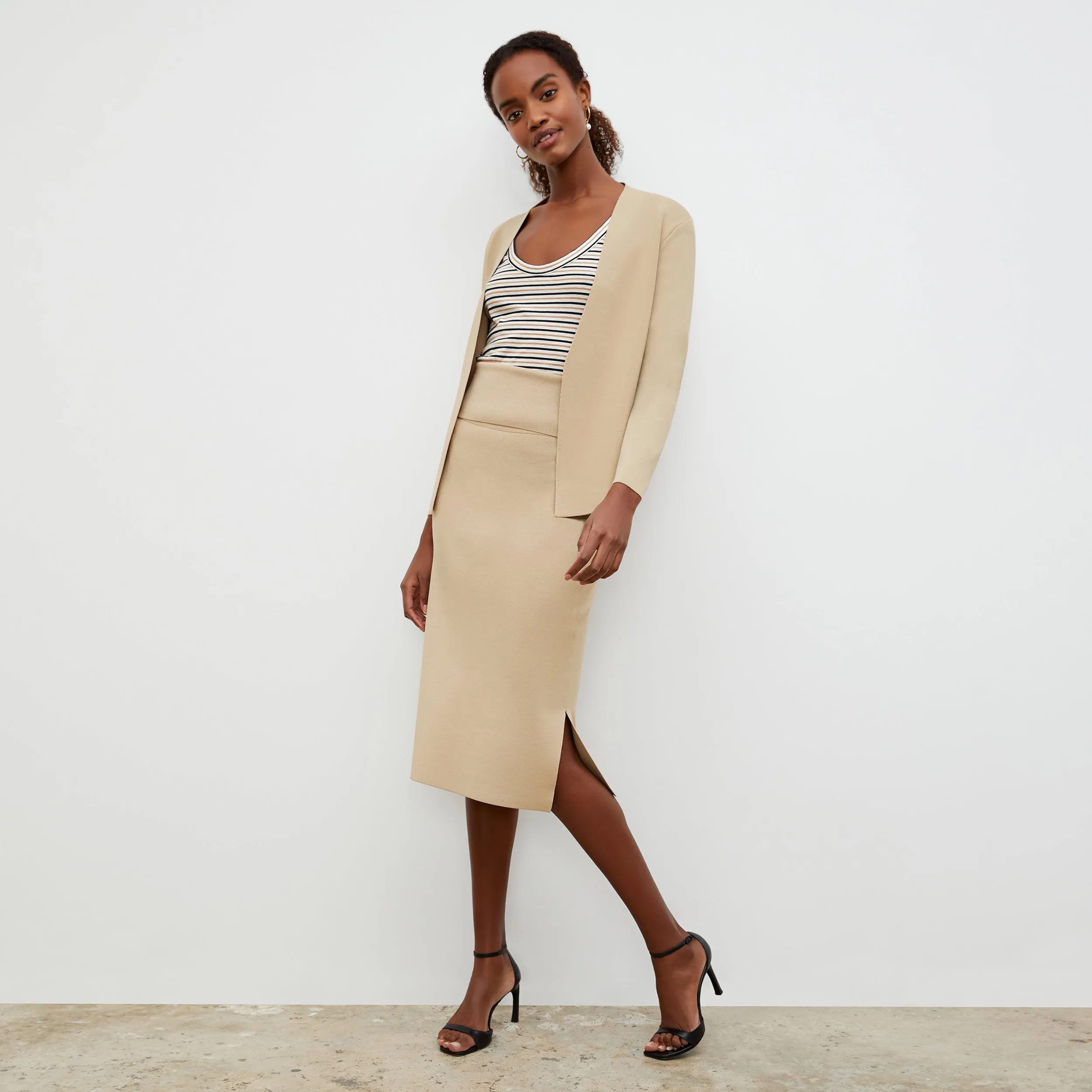 Harlem Skirt - Jardigan Knit :: Latte