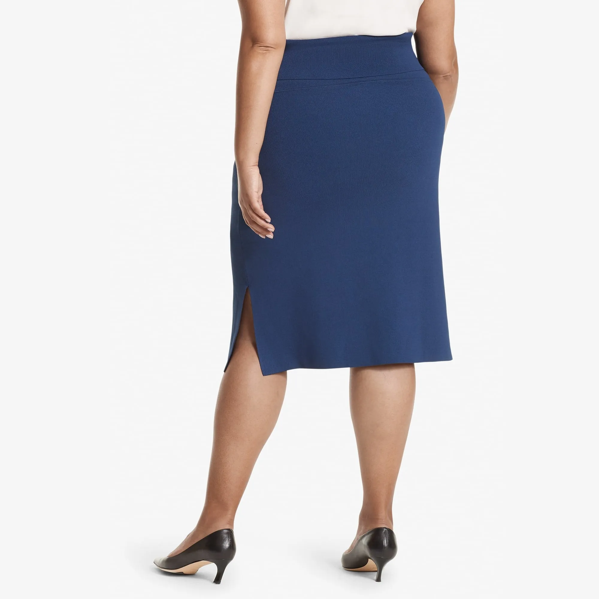 Harlem Skirt - Jardigan Knit :: Regent Blue