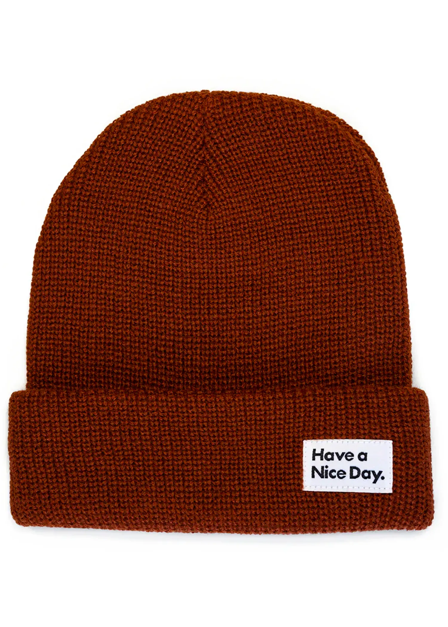 Have a Nice Day Knit Beanie