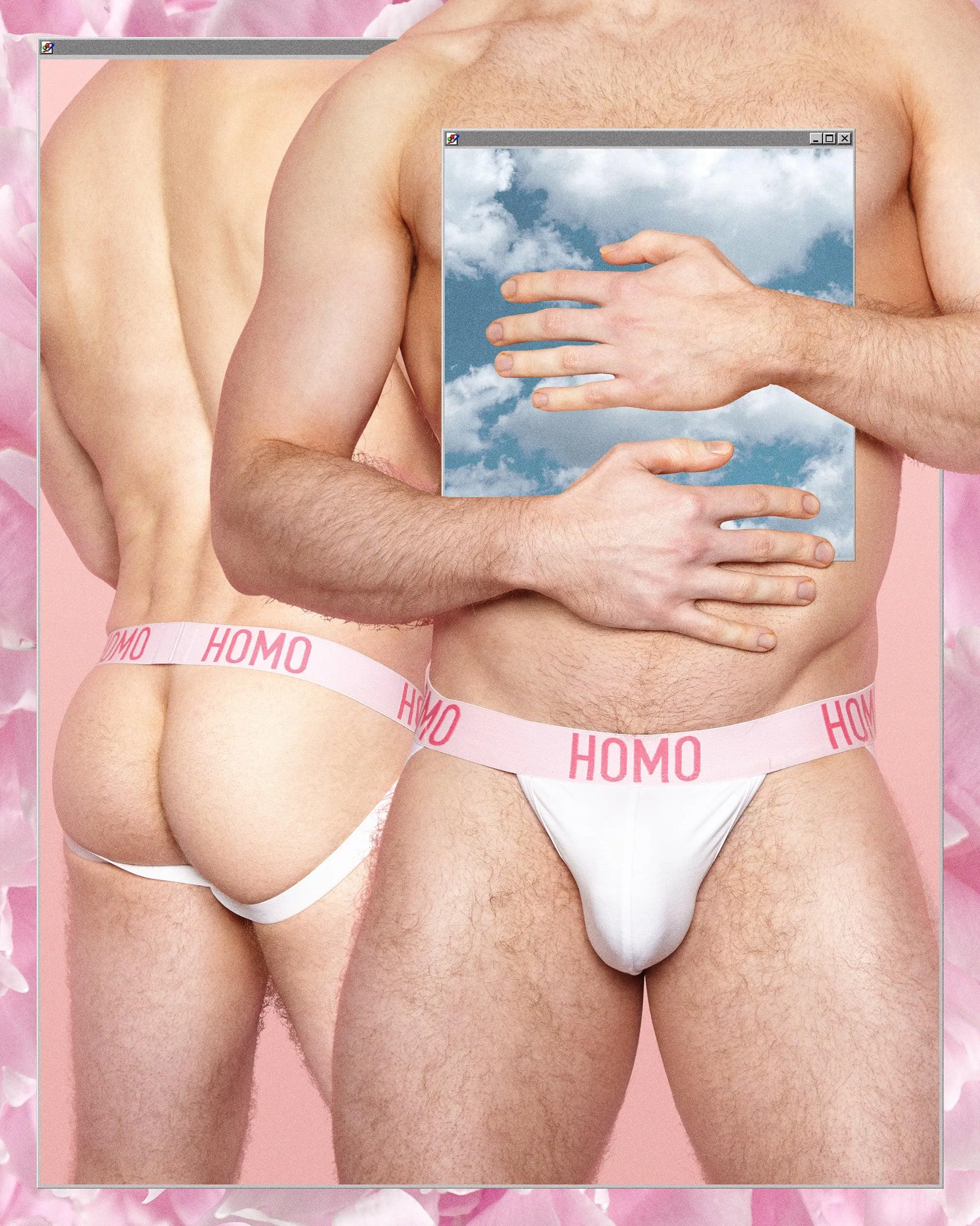 HOMO classic jock  - white