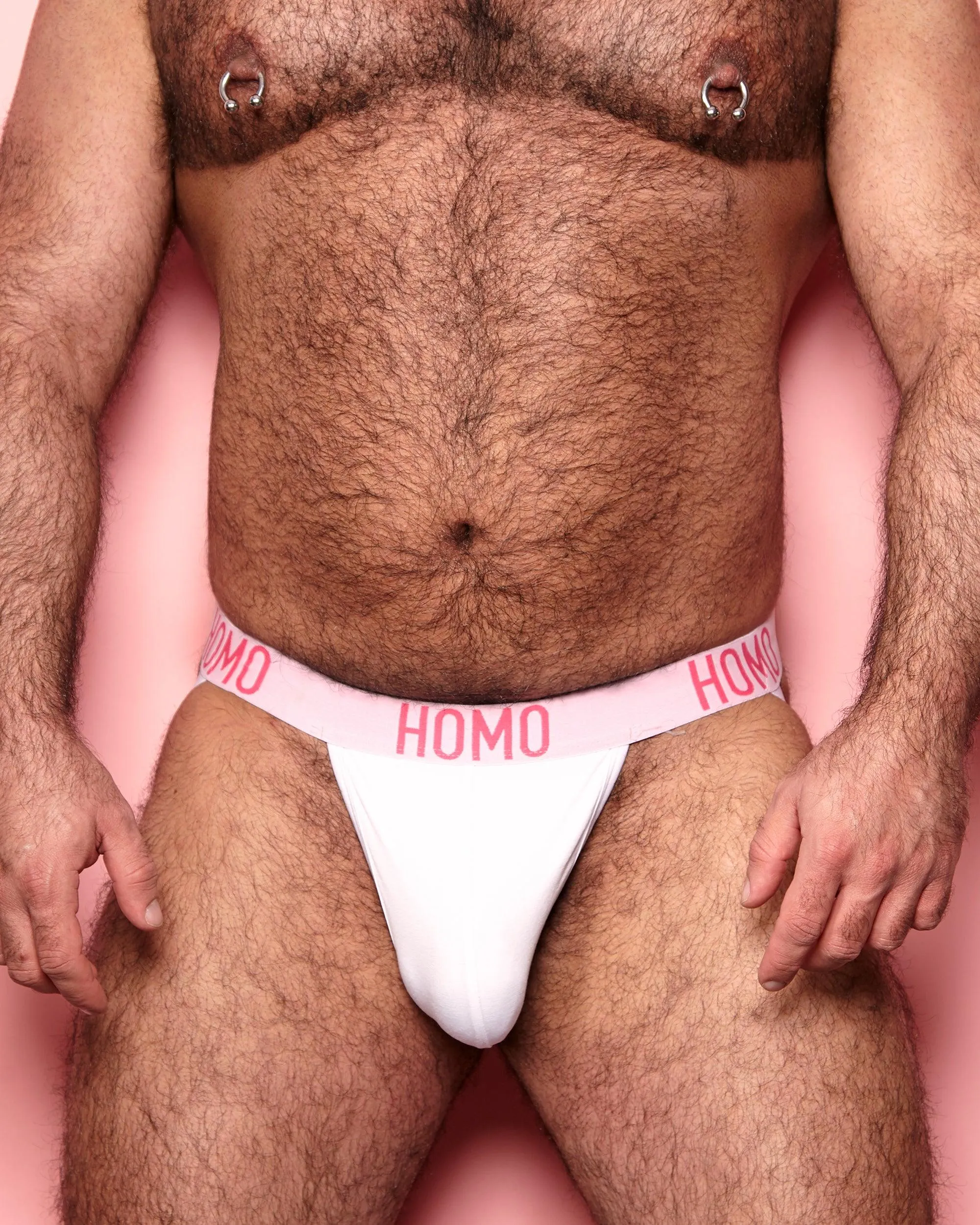 HOMO classic jock  - white