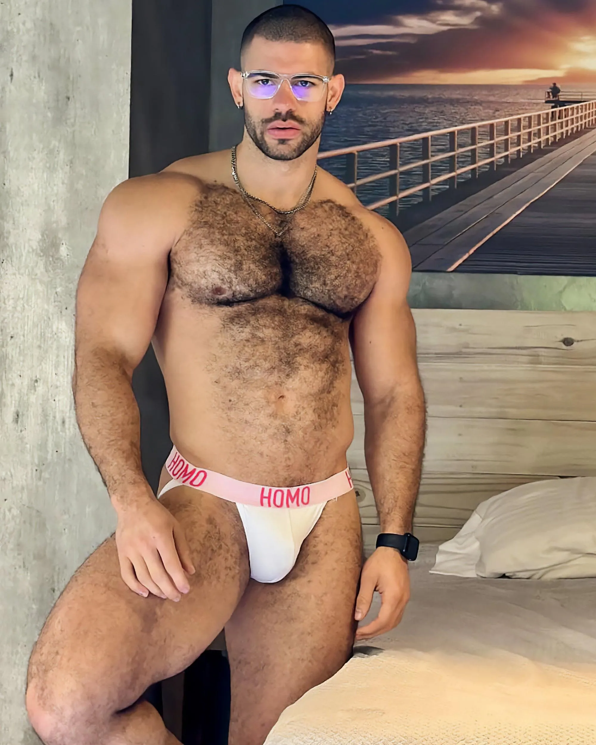 HOMO classic jock  - white