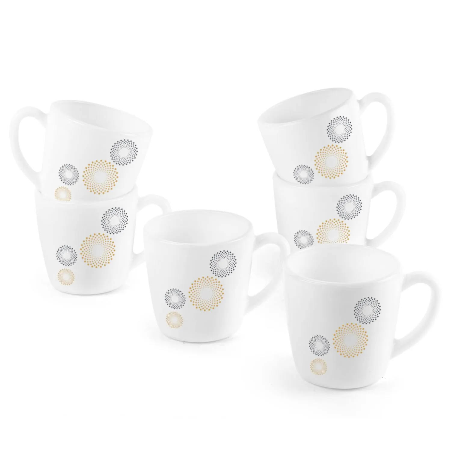 Imperial Crazy Dots Ricca Mugs, 6 Pieces