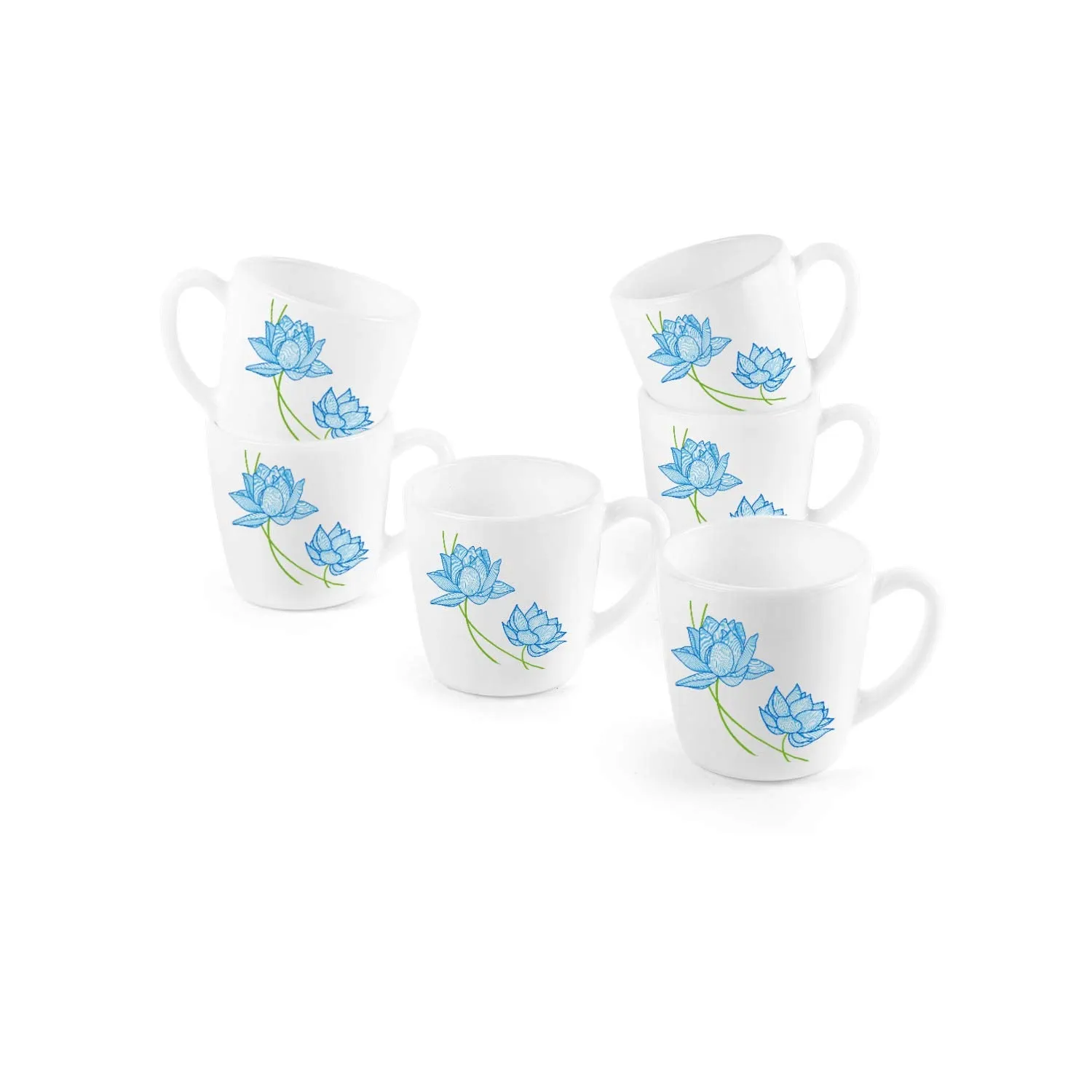 Imperial Neelkamal Ricca Mugs, 6 Pieces