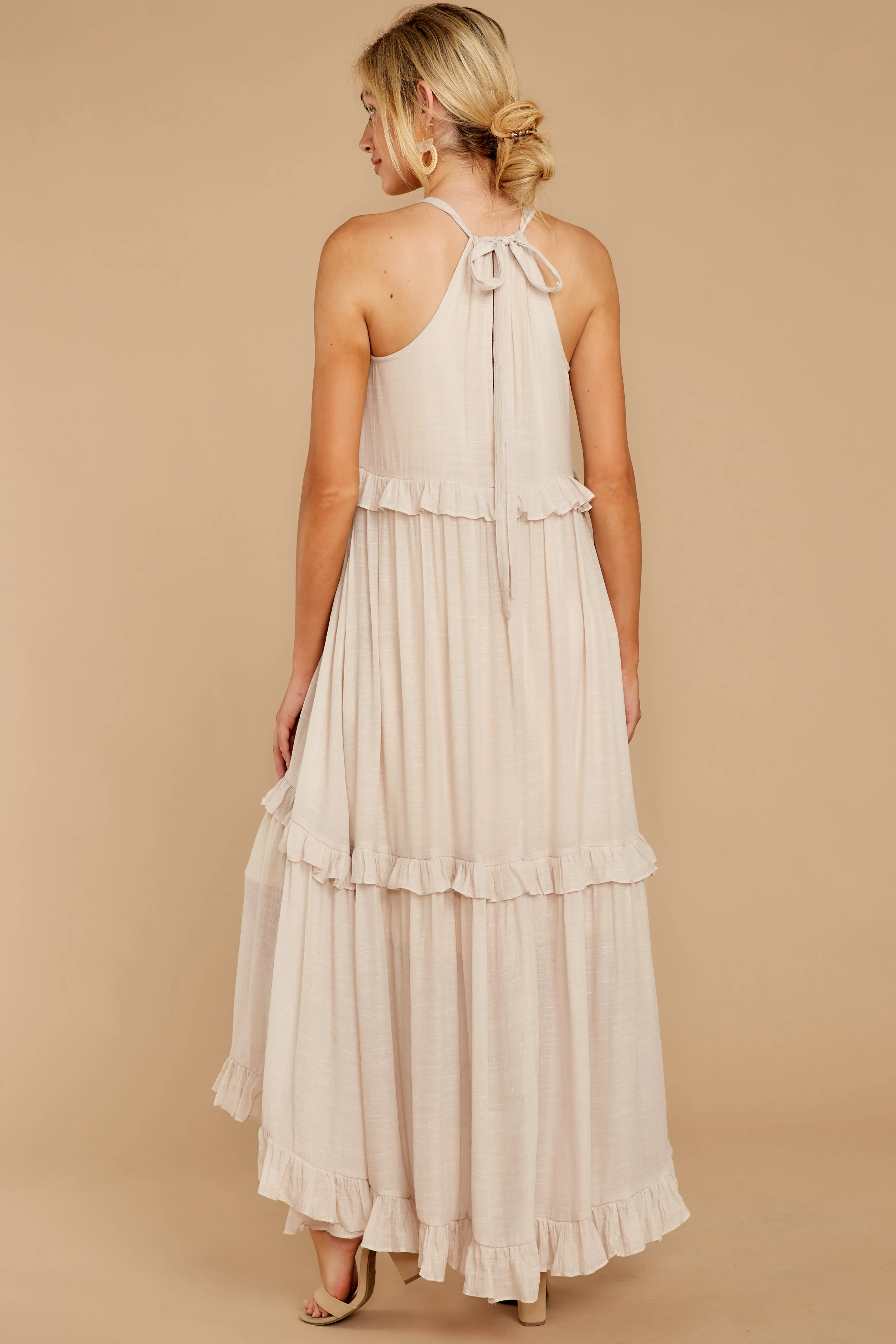 Inspire Chic Sand Maxi Dress