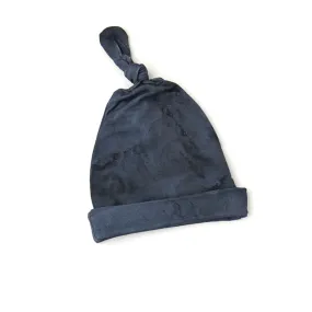 Jack Navy Marble Newborn knot hat