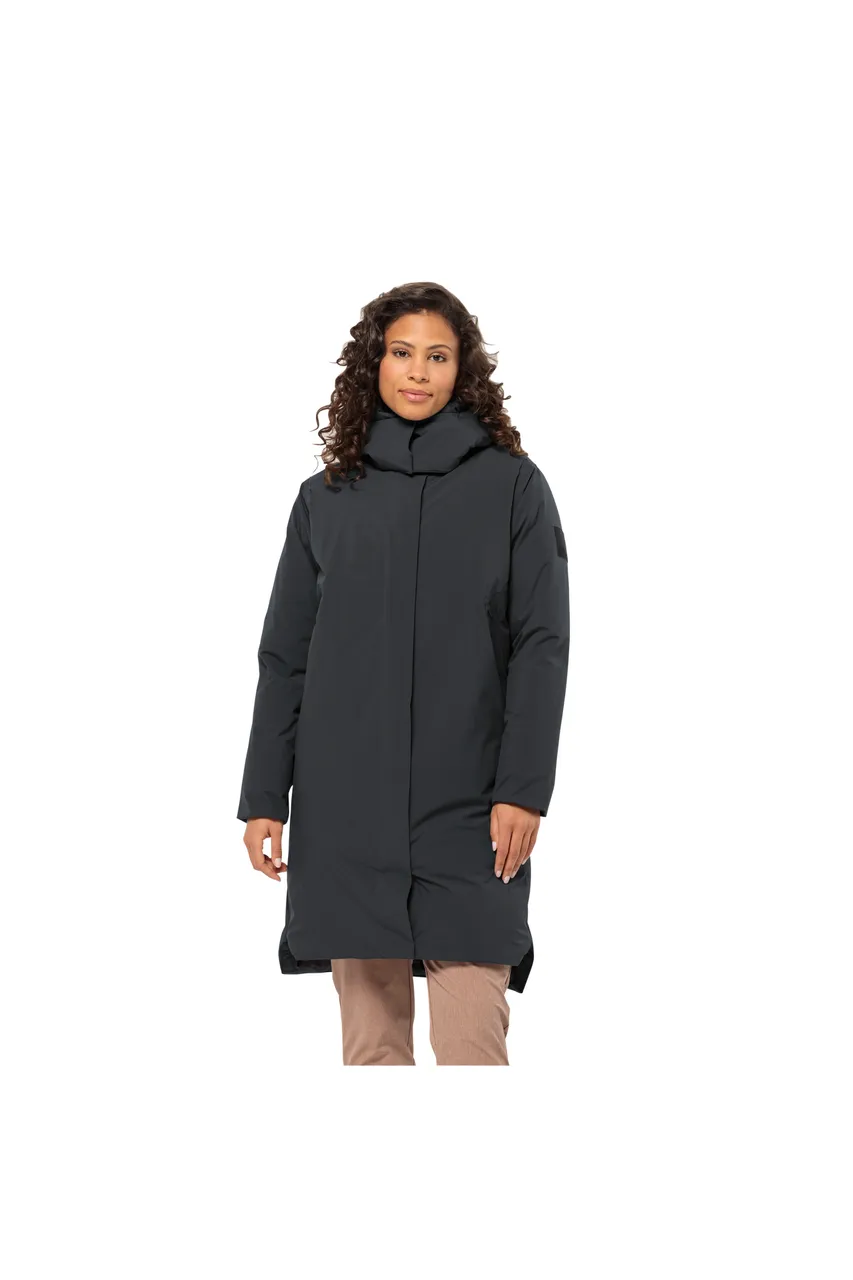 Jack Wolfskin Women's Luisenplatz Coat 1116121 | Phantom | Clearance Final Sale