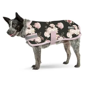 Jeffers Expression Waterproof Ripstop Dog Coat, Rose Garden