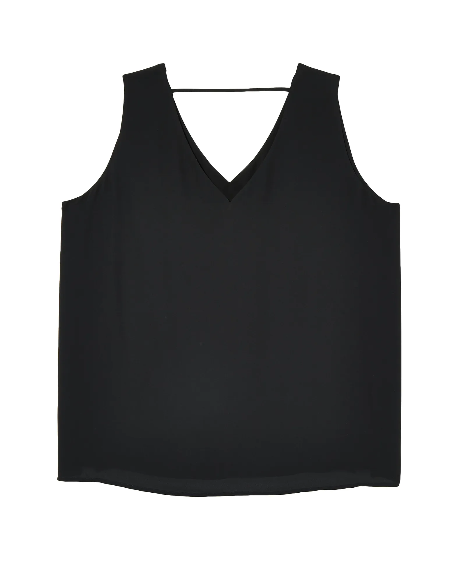 Jenna Tie Detail Tank | Black